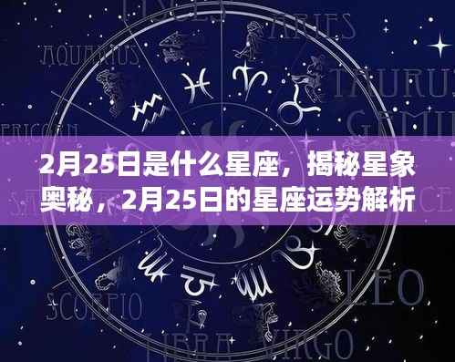 揭秘星象奥秘,2月25日星座运势解析及性格特征