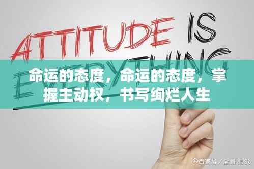 掌握命运主动权，书写绚烂人生篇章的态度与行动