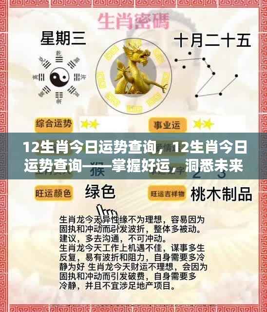 12生肖今日运势查询，12生肖今日运势查询——掌握好运，洞悉未来