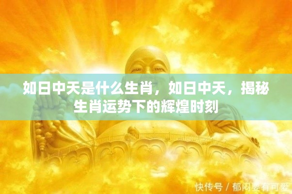 如日中天,揭秘生肖运势巅峰时刻