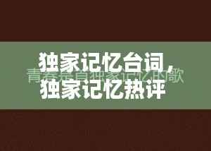 独家记忆台词,独家记忆热评