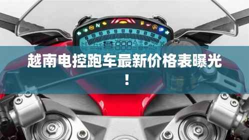 越南电控跑车最新价格表曝光!